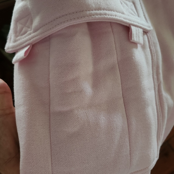 PRO CLUB Pink Cargo Sweat Pants - Picture 4 of 6